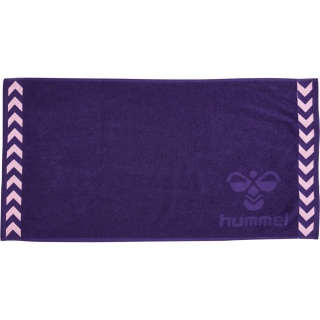 hummel Handtuch Logo Klein violett 100x50cm